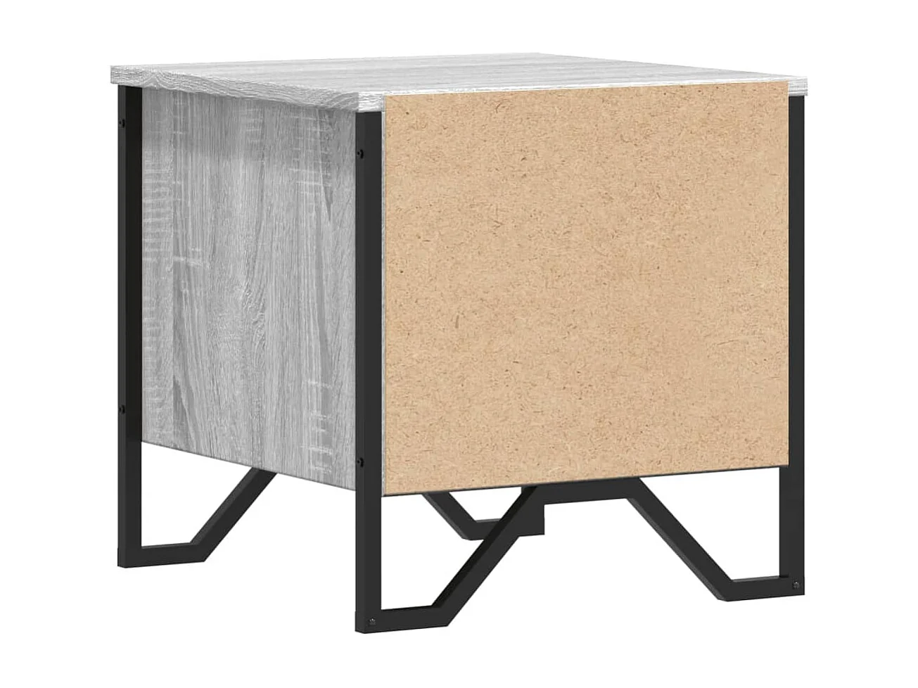 Tables de chevet 2 pcs sonoma gris 40x41x40cm bois d'ingénierie