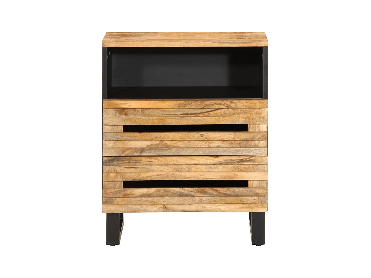 Table de chevet 50x34x62 cm bois d'acacia solide