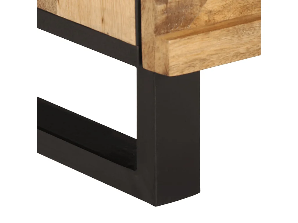 Table de chevet 50x34x62 cm bois d'acacia solide