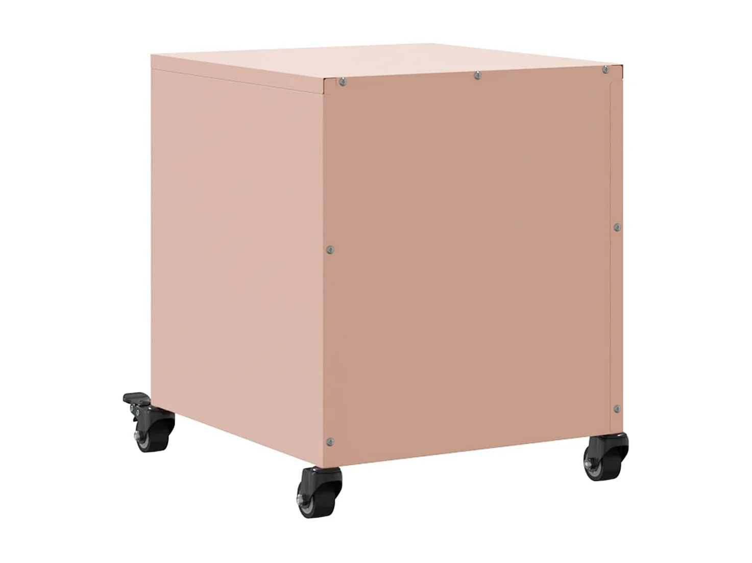 Nachttisch Rosa 36x38,5x43,5 cm Stahl