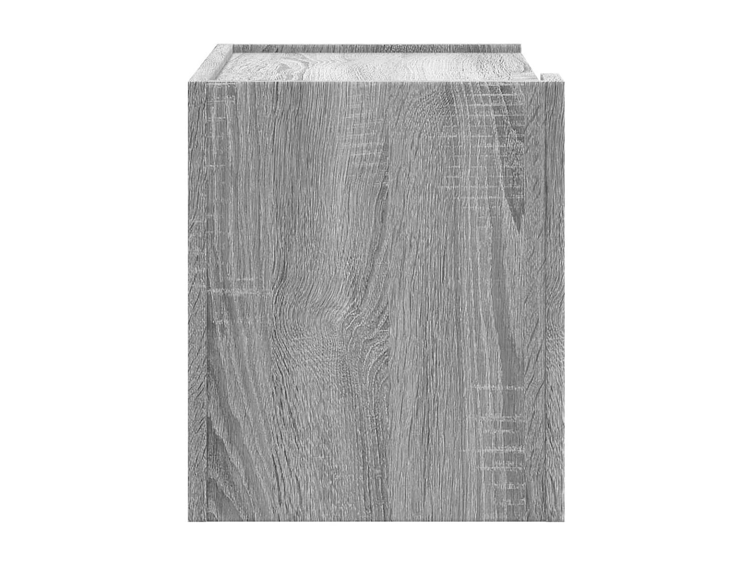 Nachtkastjes 2 st wandgemonteerd 45x30x35 cm grijs sonoma eiken