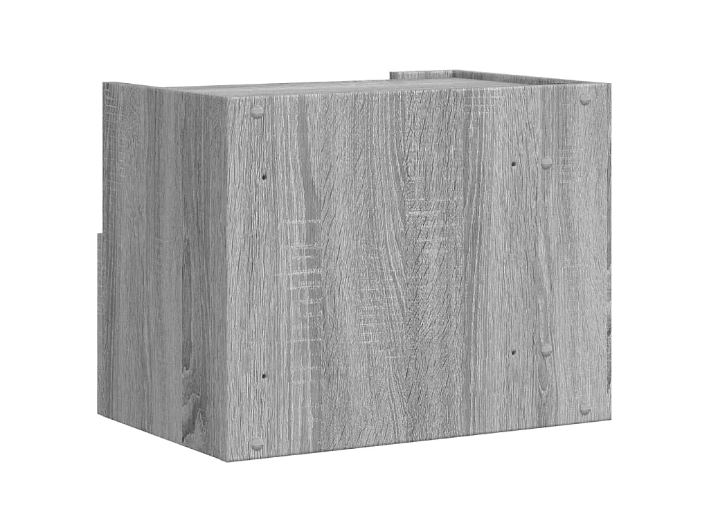 Tables de chevet murales 2 pcs sonoma gris 45x30x35 cm