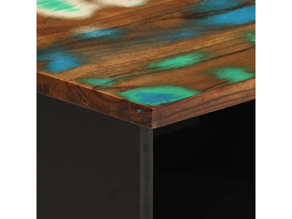 Nachttisch 40x34x46 cm Altholz Massiv