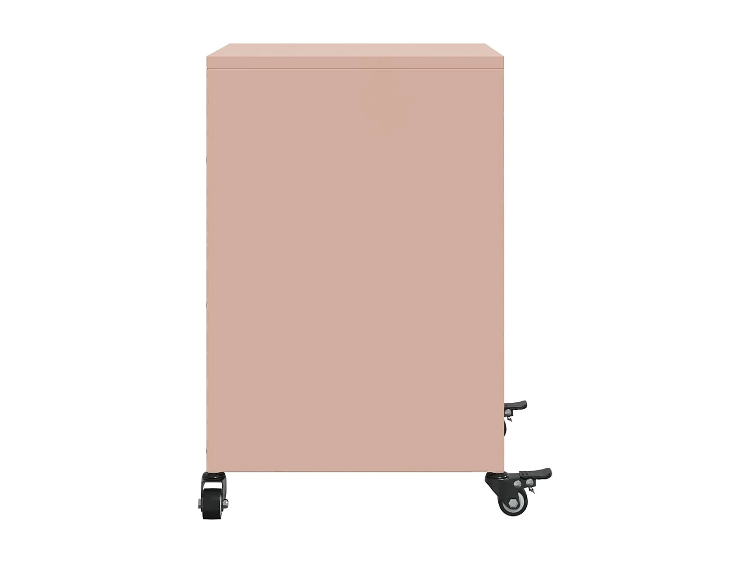 Mesa de cabeceira 36x39x59 cm aço rosa