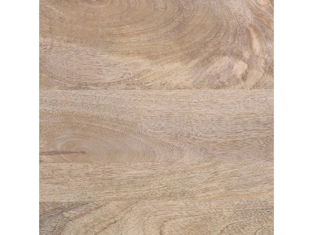 Comodino 50x34x60 cm in Legno Massello di Mango Grezzo