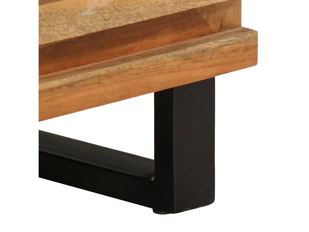 Mesa de cabeceira 50x34x62 cm madeira de acácia maciça