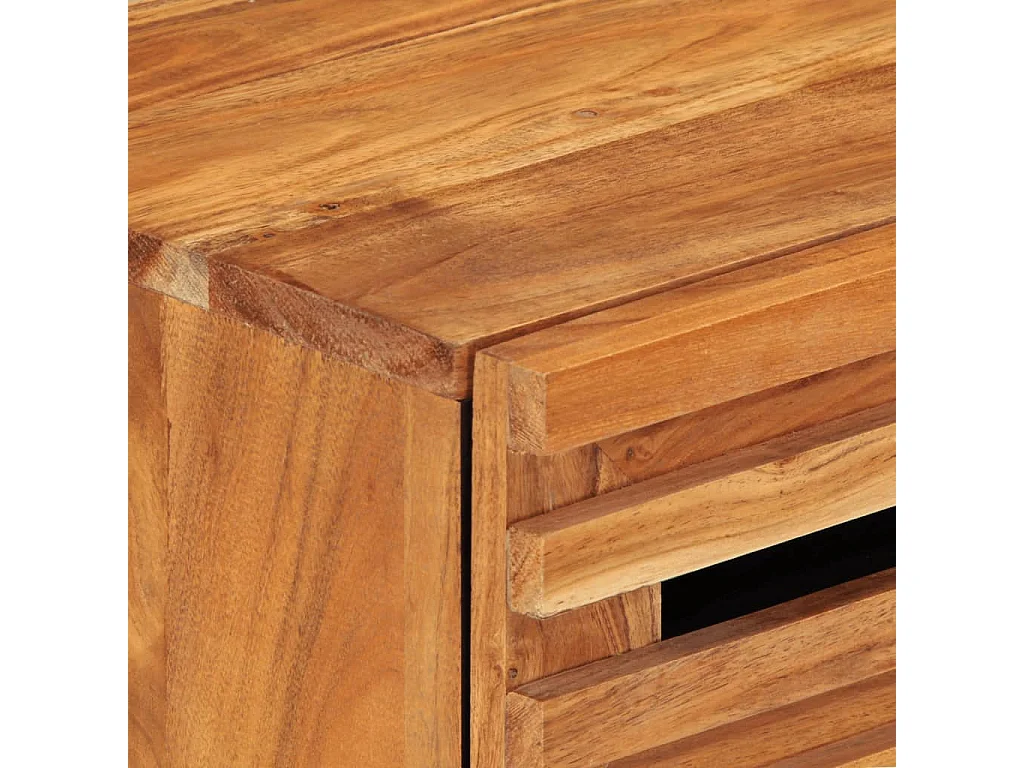 Mesa de cabeceira 50x34x62 cm madeira de acácia maciça