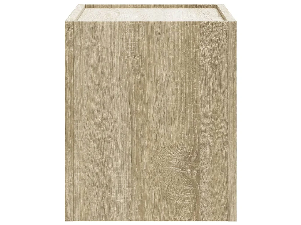 Comodini a Muro 2 pz Rovere Sonoma 45x30x35 cm
