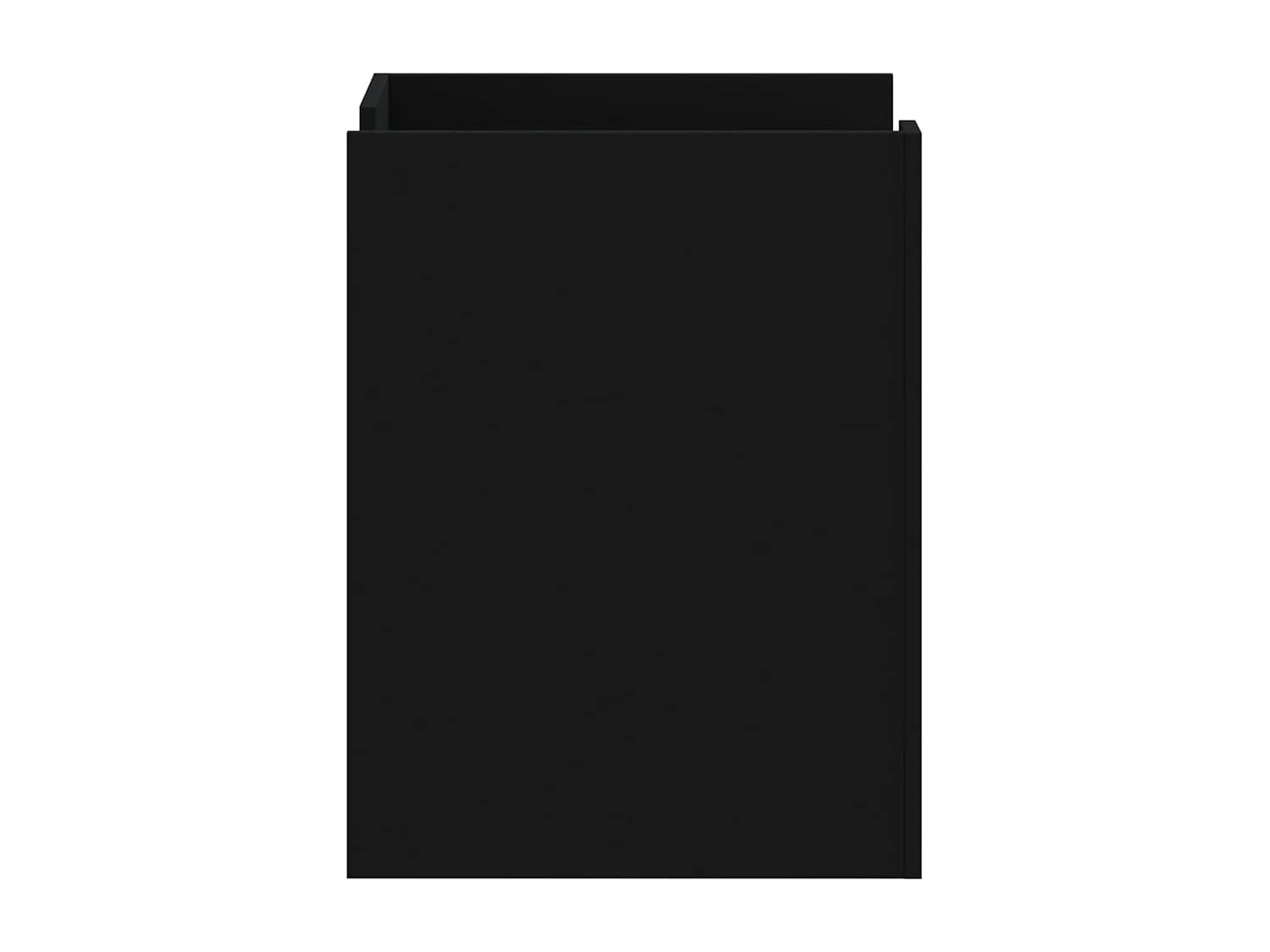 Comodino Nero 45x50x65 cm in Legno Multistrato