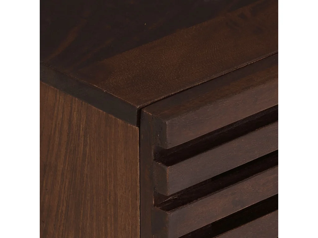 Tables de chevet 2 pcs 40x34x46 cm bois de manguier massif