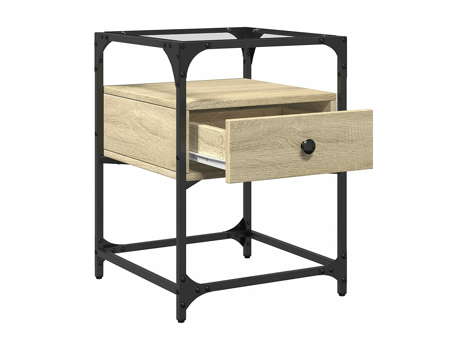 Nachttisch Sonoma-Eiche 40x40x55 cm Holzwerkstoff