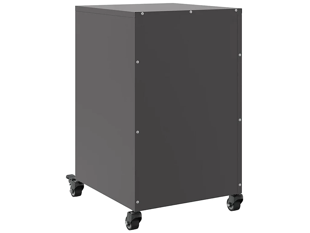 Mesa de cabeceira 36x39x59 cm aço preto