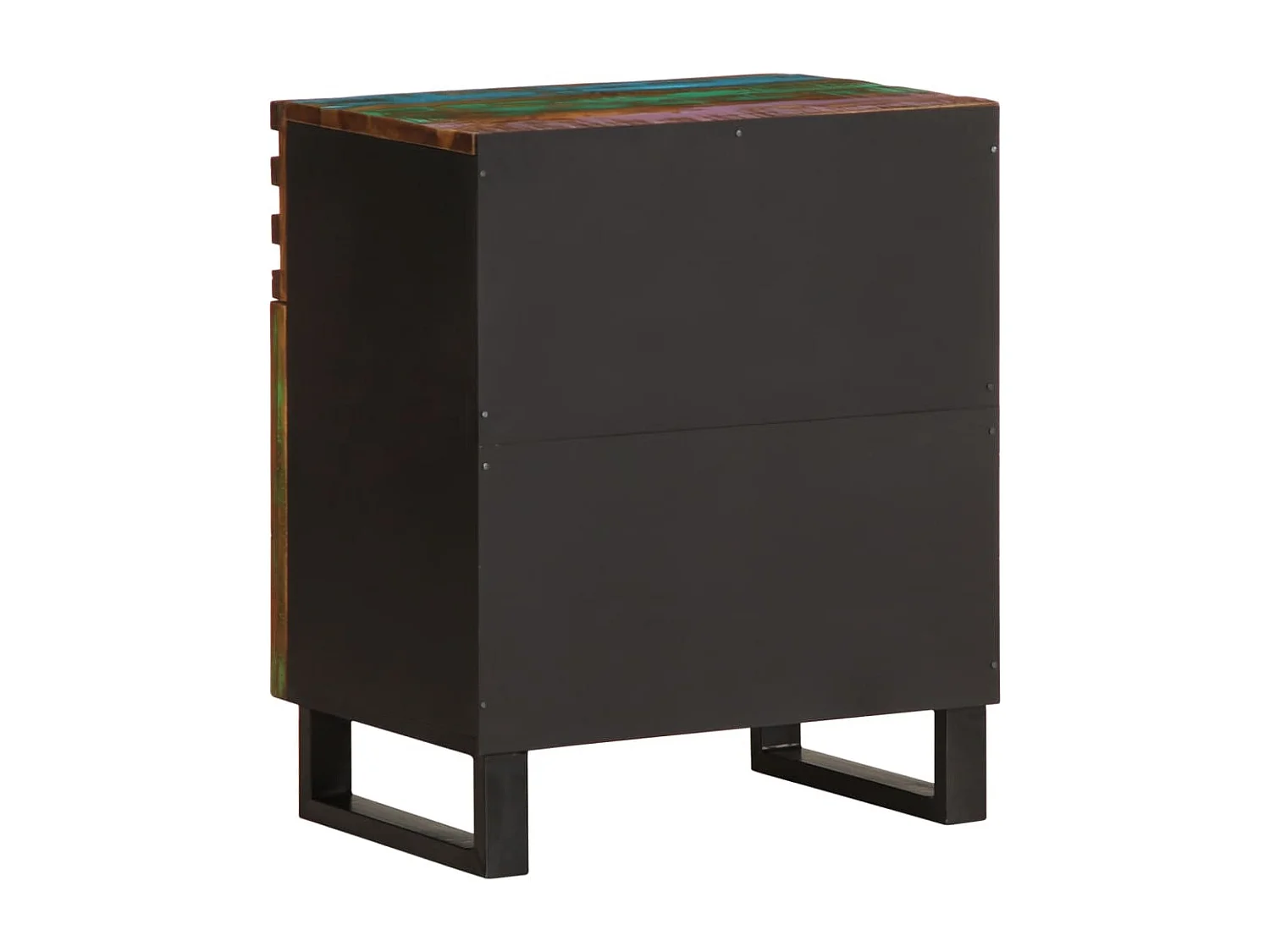 Comodino 50x34x60 cm in Legno Massello di Acacia