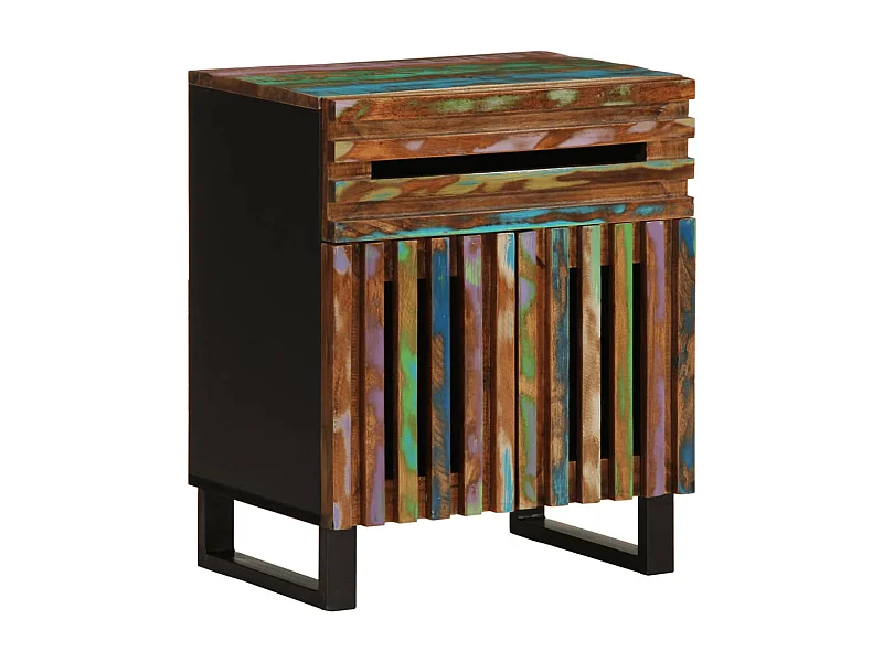 Table de chevet 50x34x60 cm bois d'acacia solide