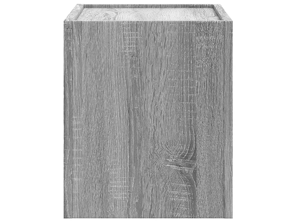 Nachtkastje wandgemonteerd 45x30x35 cm grijs sonoma eikenkleur