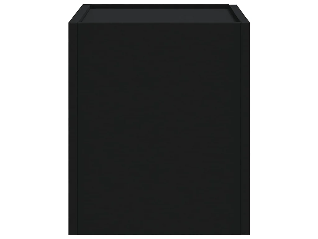 Nachtkastjes wandgemonteerd 2 st 45x30x35 cm zwart