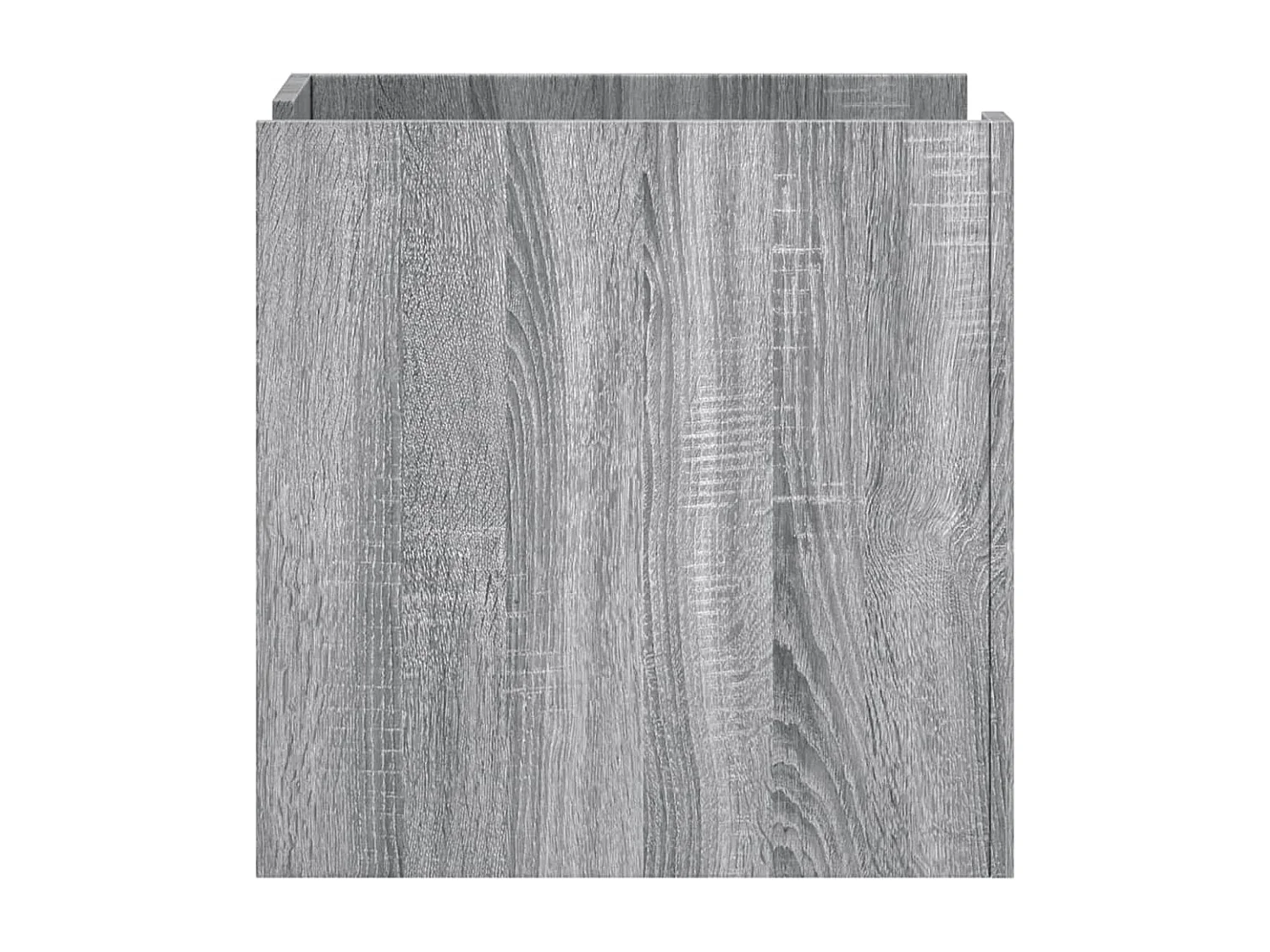 Nachtkastje 45x50x50 cm bewerkt hout grijs sonoma eikenkleurig