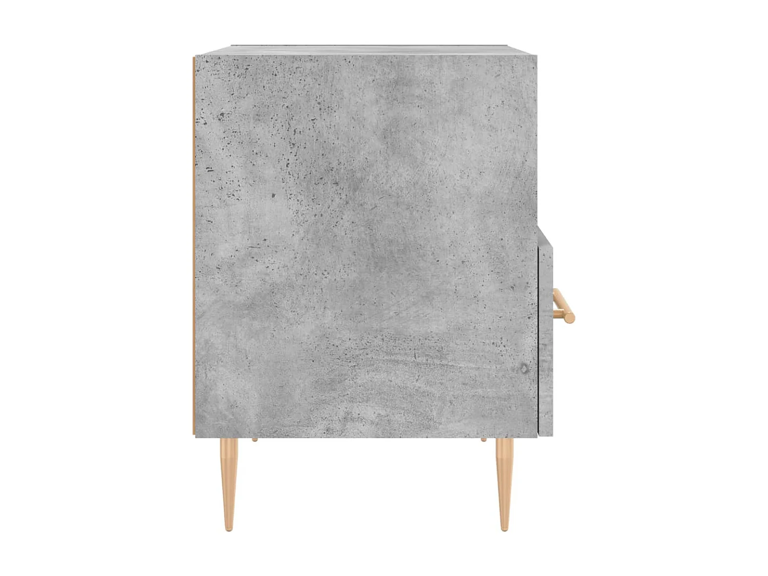 Nachttische 2 Stk. Betongrau 40x35x47,5 cm Holzwerkstoff