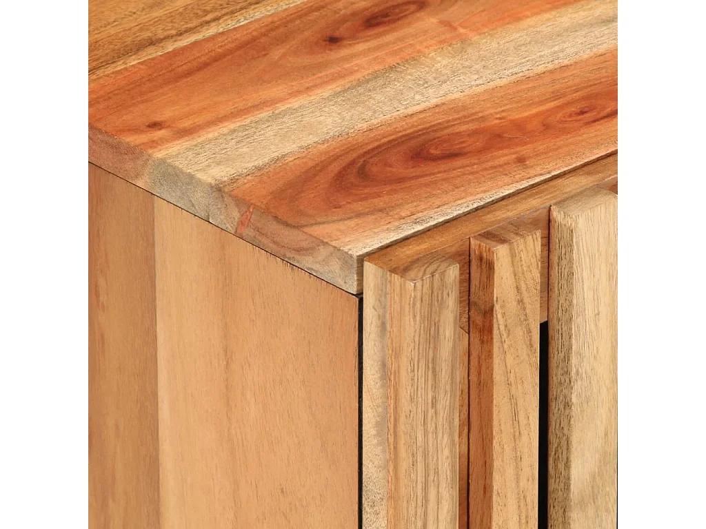 Nachtkastje 40x34x46 cm massief acaciahout