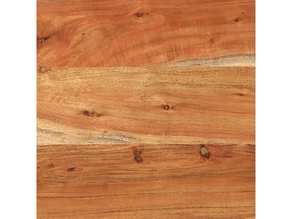 Table de chevet marron 50x34x62 cm bois manguier solide