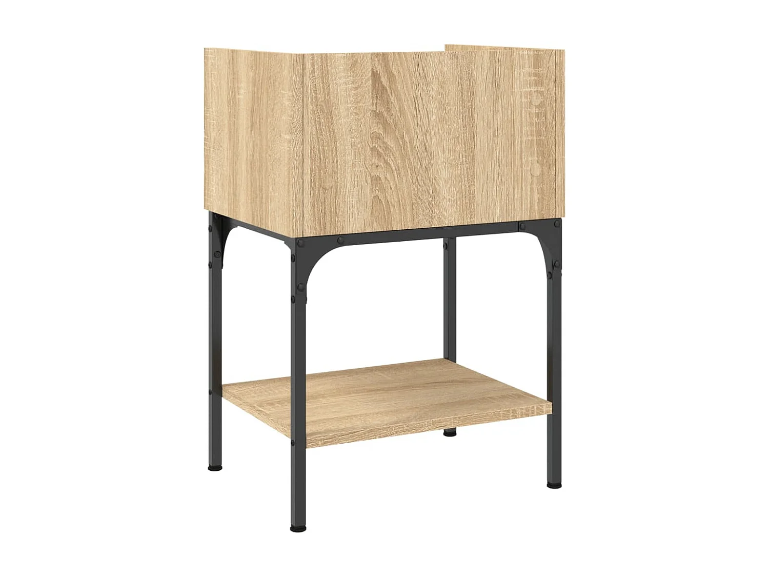 Table de chevet chêne sonoma 40,5x31x60 cm bois d'ingénierie