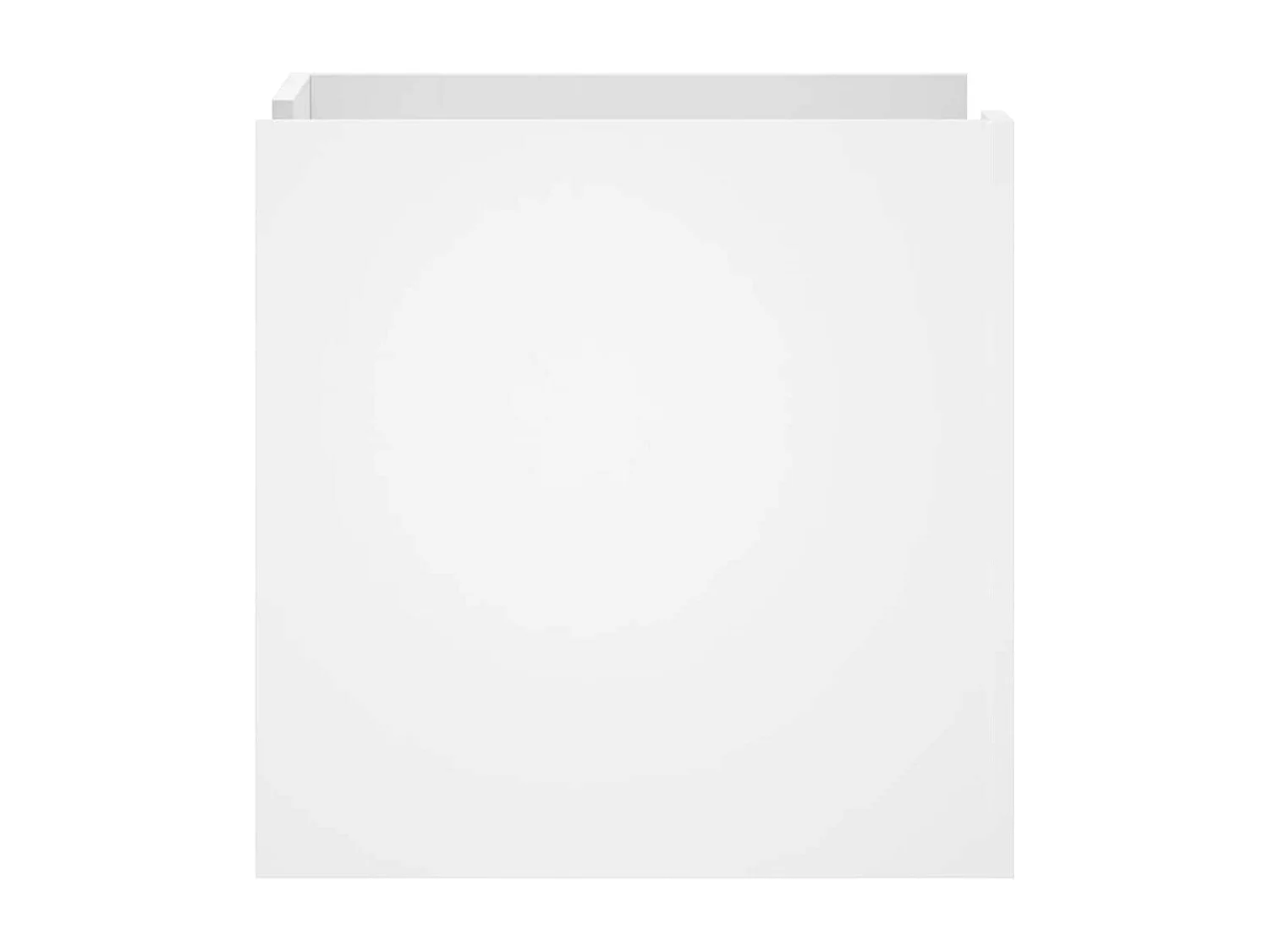 Nachttisch Weiß 45x50x50 cm Holzwerkstoff