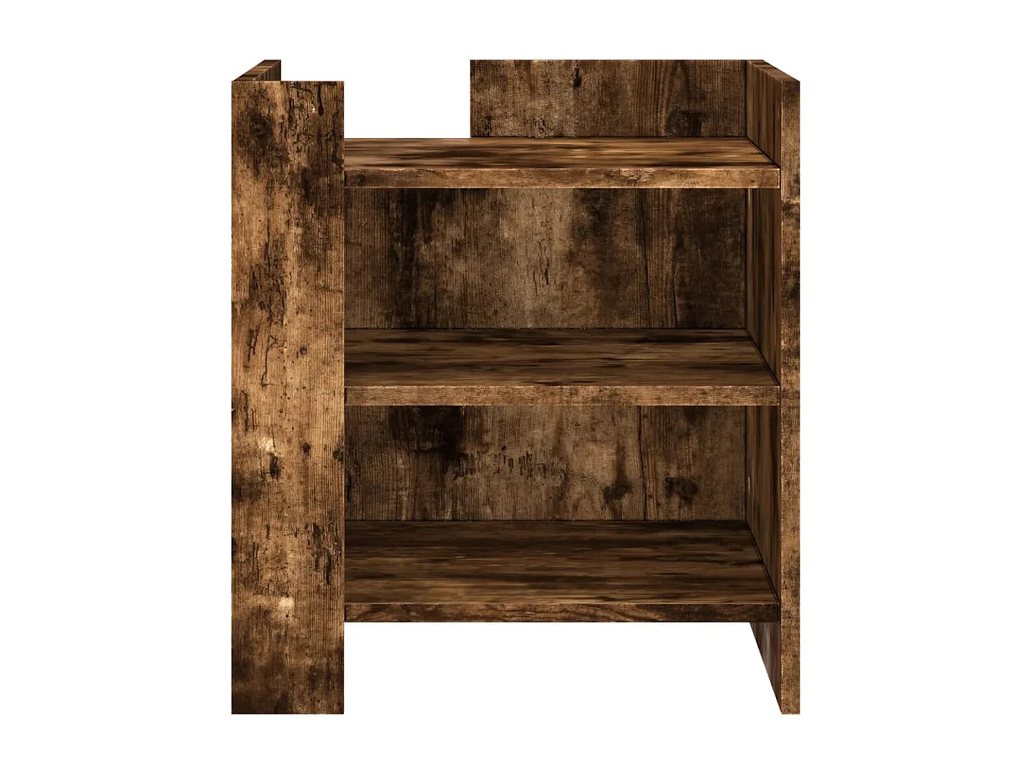 Mesa cabeceira 45x50x50 cm derivados de madeira carvalho fumado