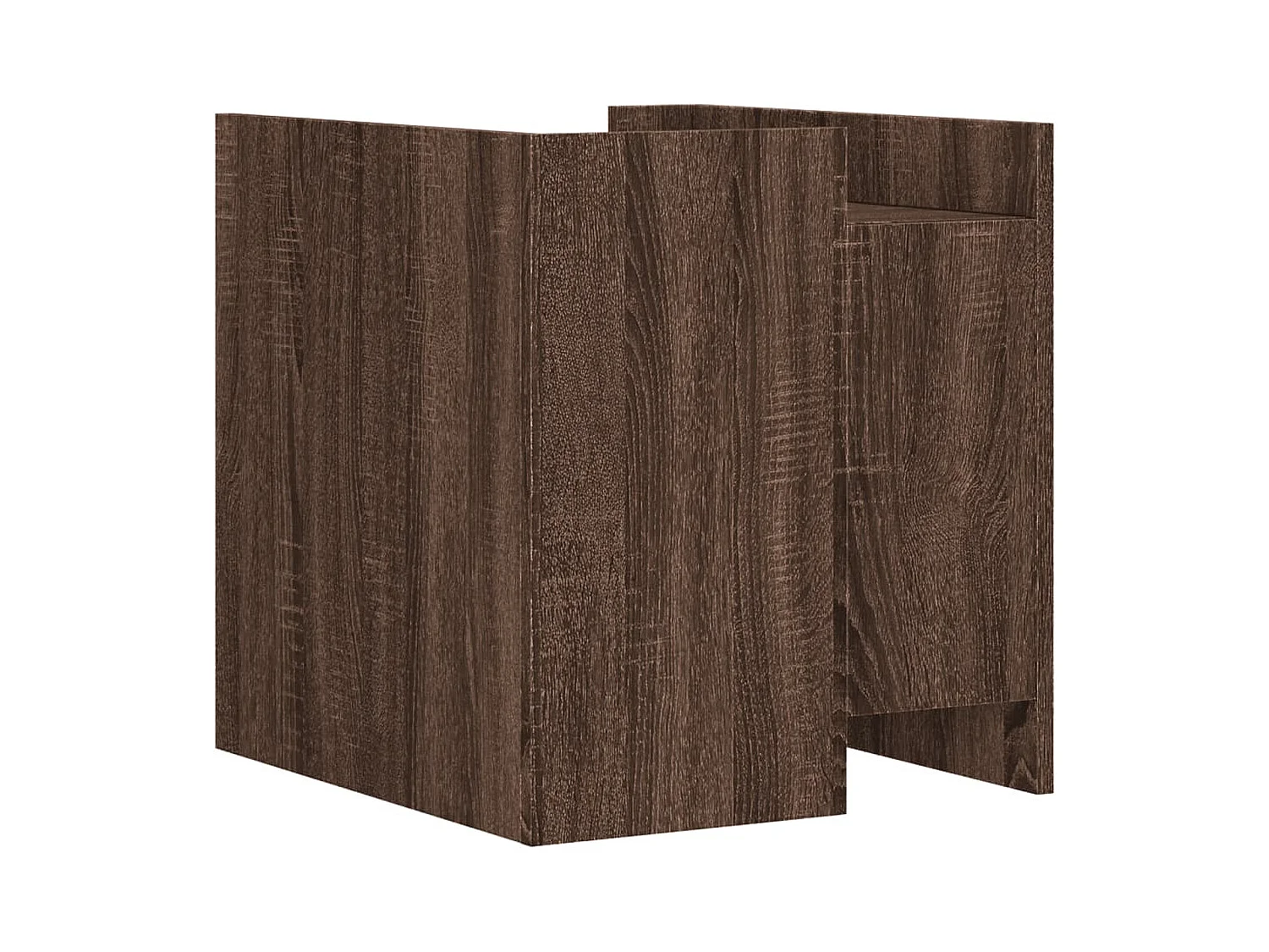 Nachttisch Braun Eichen-Optik 45x50x50 cm Holzwerkstoff