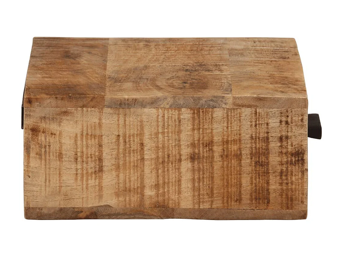 Wand-Nachttisch 40x30x13,5 cm Massivholz Mango