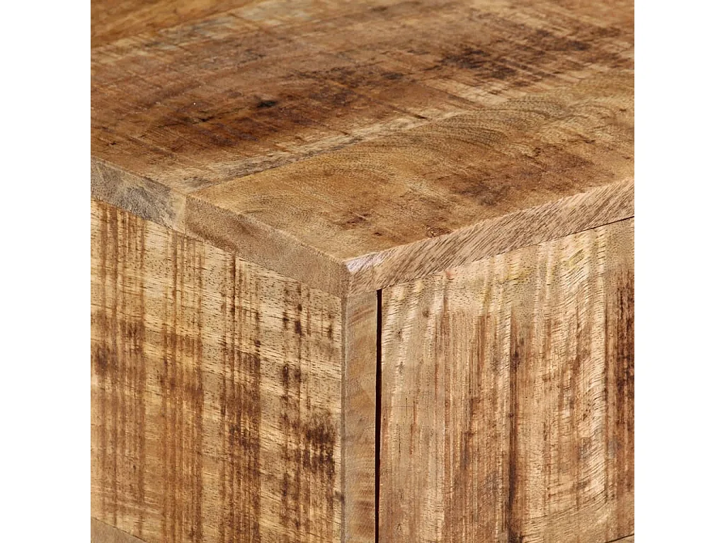 Wand-Nachttisch 40x30x13,5 cm Massivholz Mango