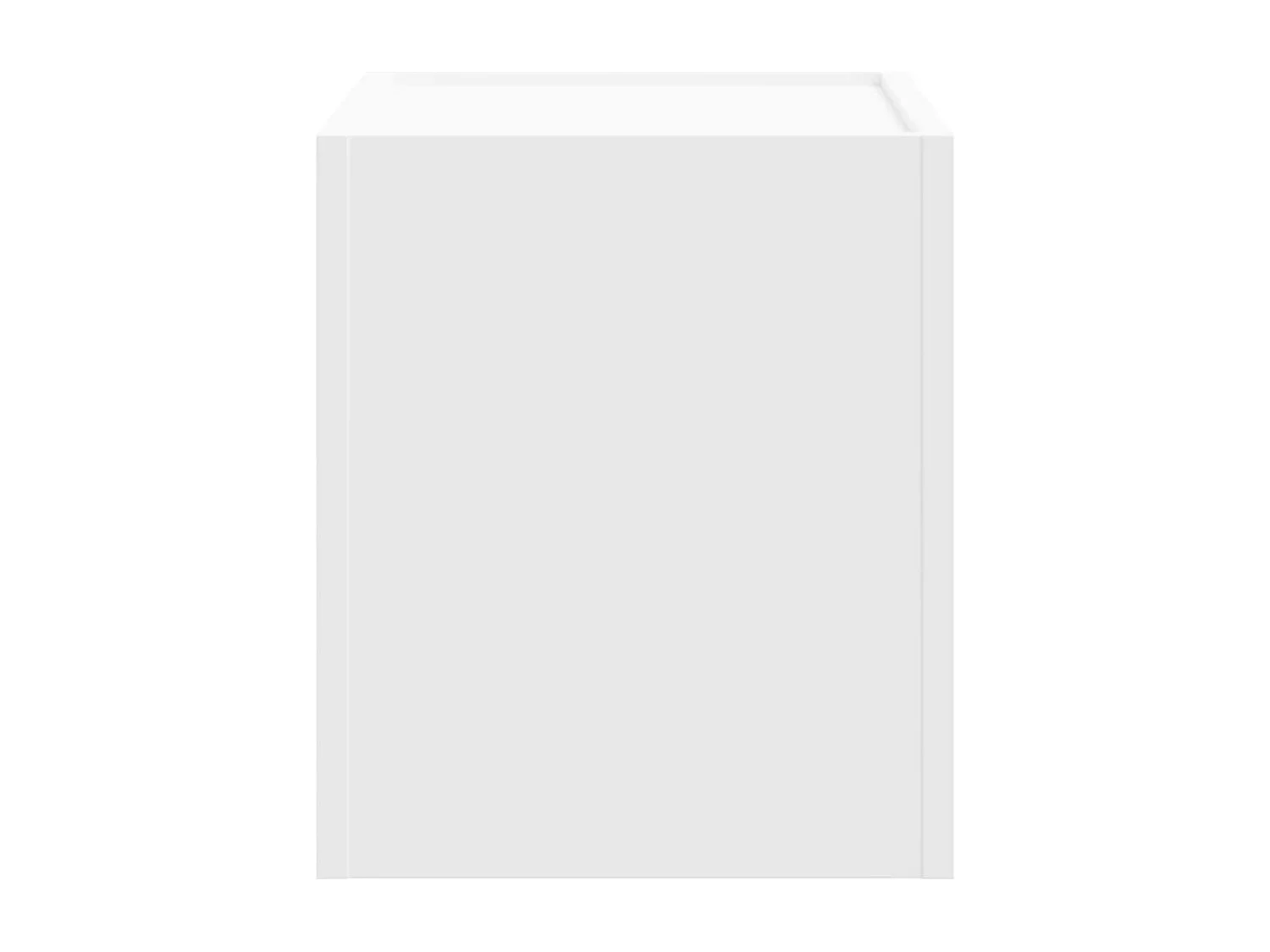 Comodini a Muro 2 pz Bianchi 45x30x35 cm