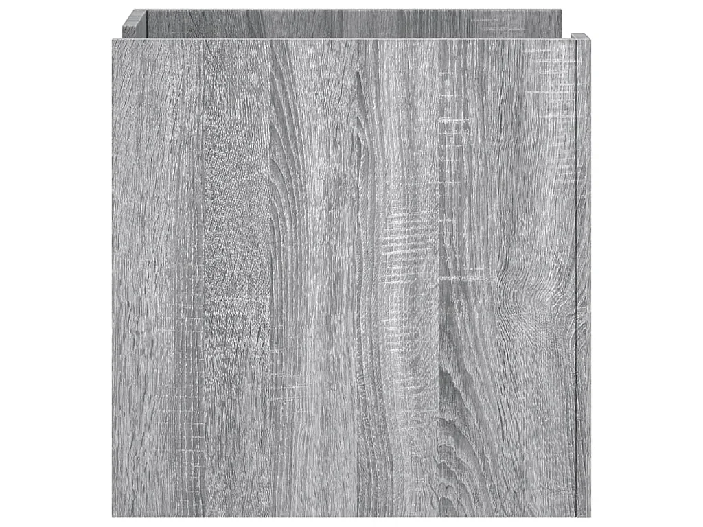 Table de chevet sonoma gris 45x50x50 cm bois d'ingénierie
