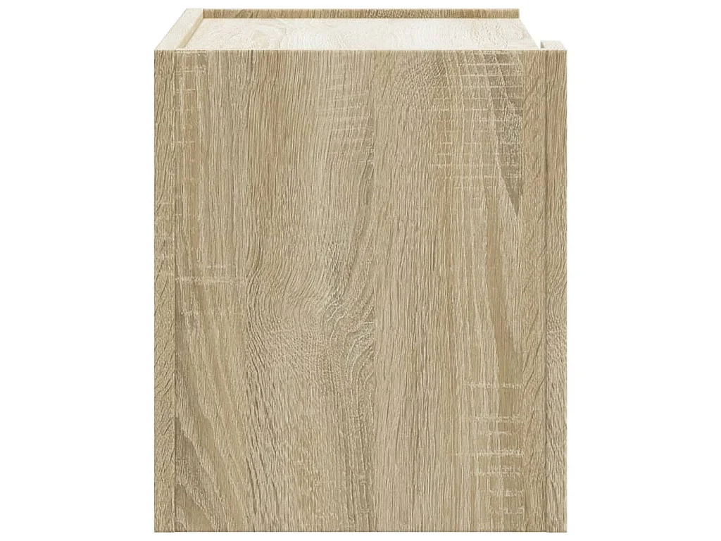 Comodini a Muro 2 pz Rovere Sonoma 45x30x35 cm