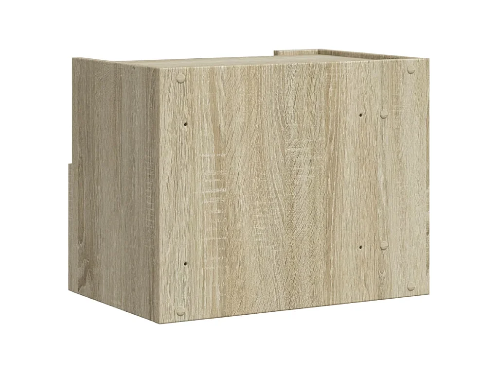 Comodini a Muro 2 pz Rovere Sonoma 45x30x35 cm