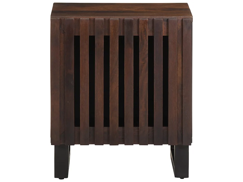 Nachttische 2 Stk. 40x34x46 cm Massivholz Mango