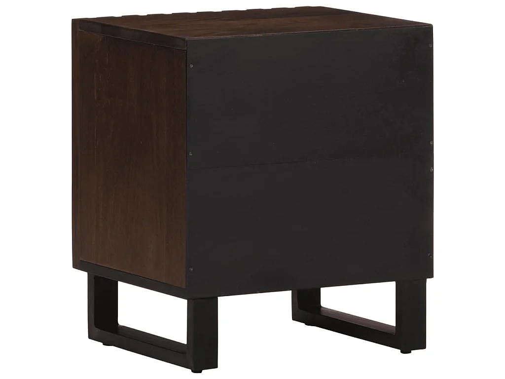 Nachttische 2 Stk. 40x34x46 cm Massivholz Mango