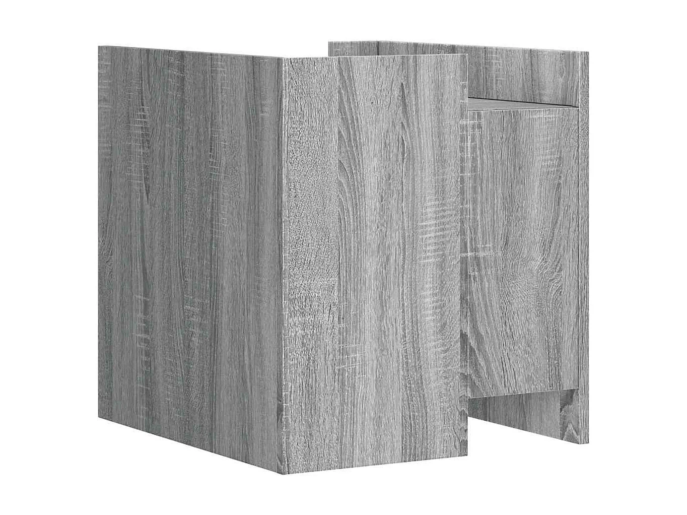 Nachttisch Grau Sonoma 45x50x50 cm Holzwerkstoff