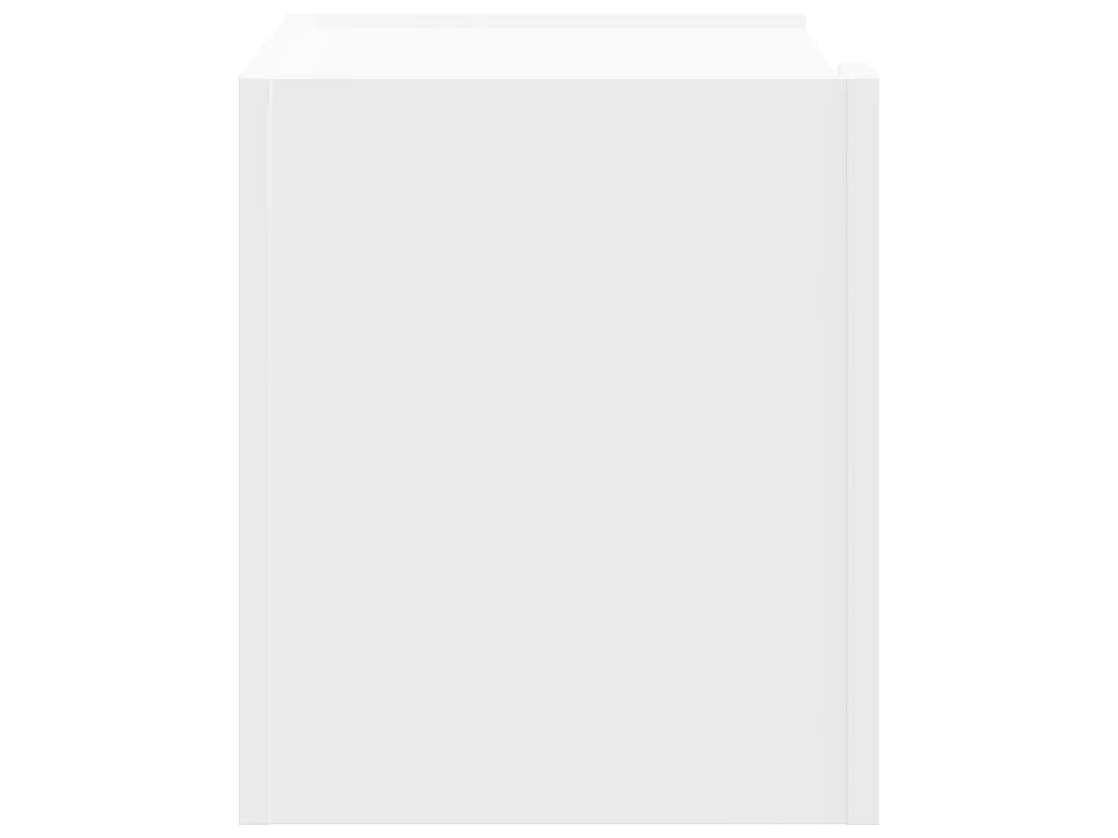 Comodino a Parete Bianco 45x30x35 cm