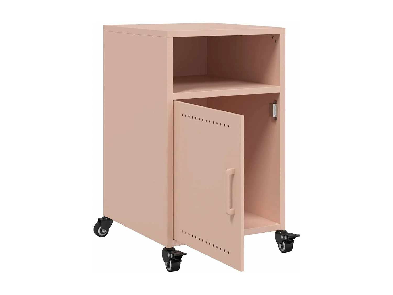 Comodini 2 pz Rosa 36x39x59 cm in Acciaio