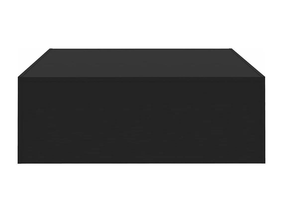 Table basse Noir 100x100x35 cm Aggloméré