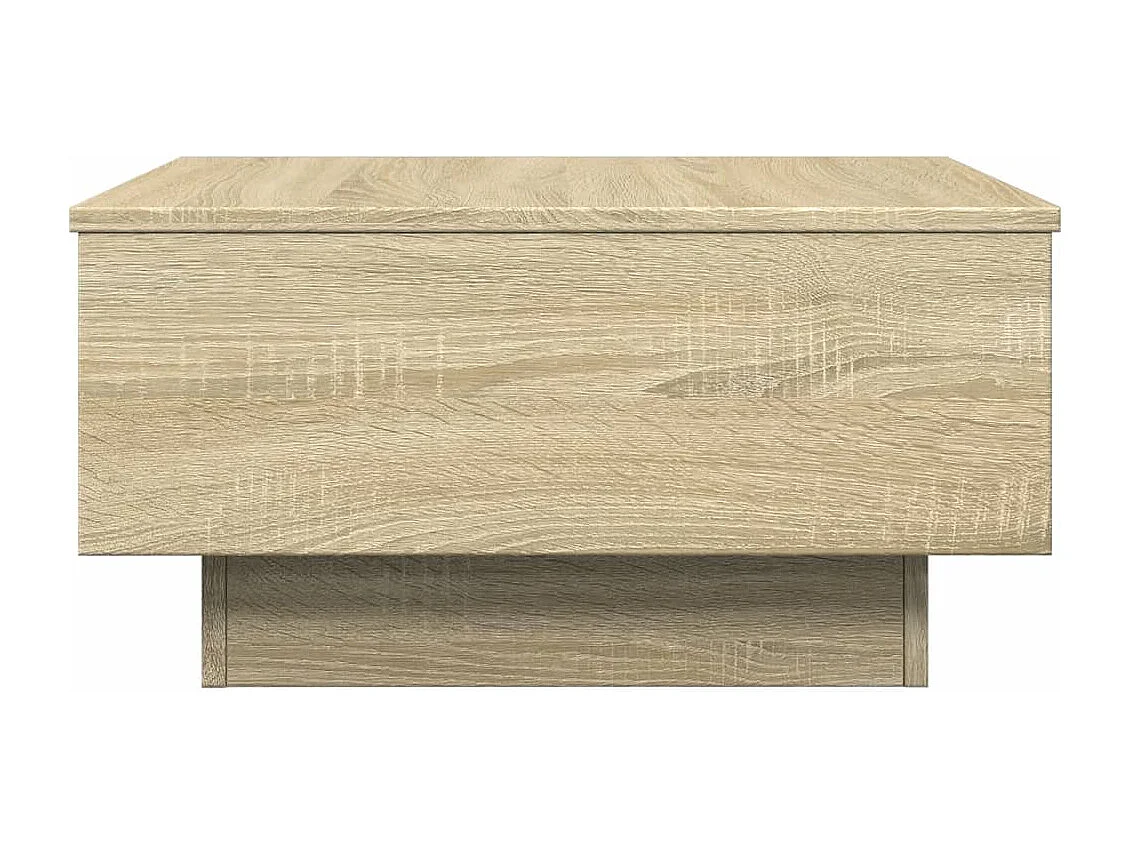 Table basse chêne sonoma 60x45x31 cm bois d'ingénierie