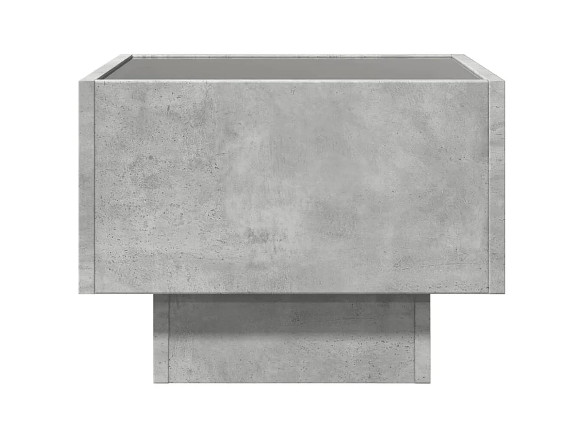 Mesa de apoio c/ LEDs 40x40x30 cm derivados de madeira
