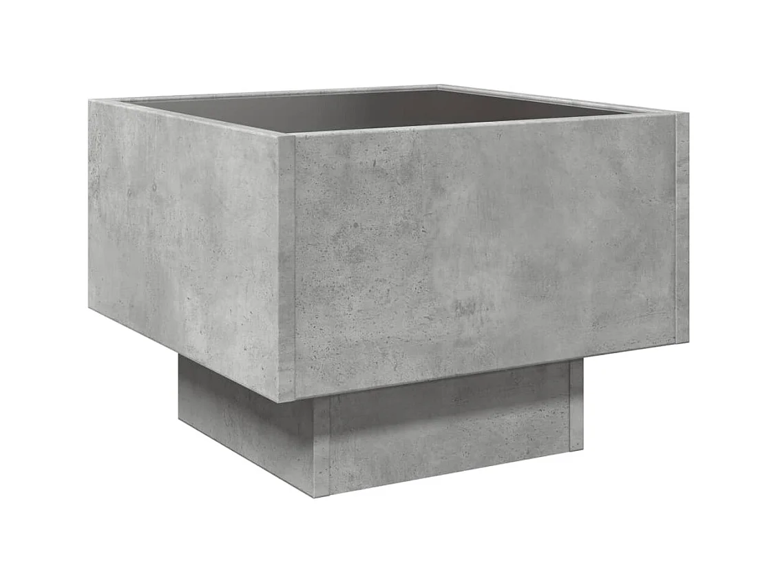 Mesa de apoio c/ LEDs 40x40x30 cm derivados de madeira