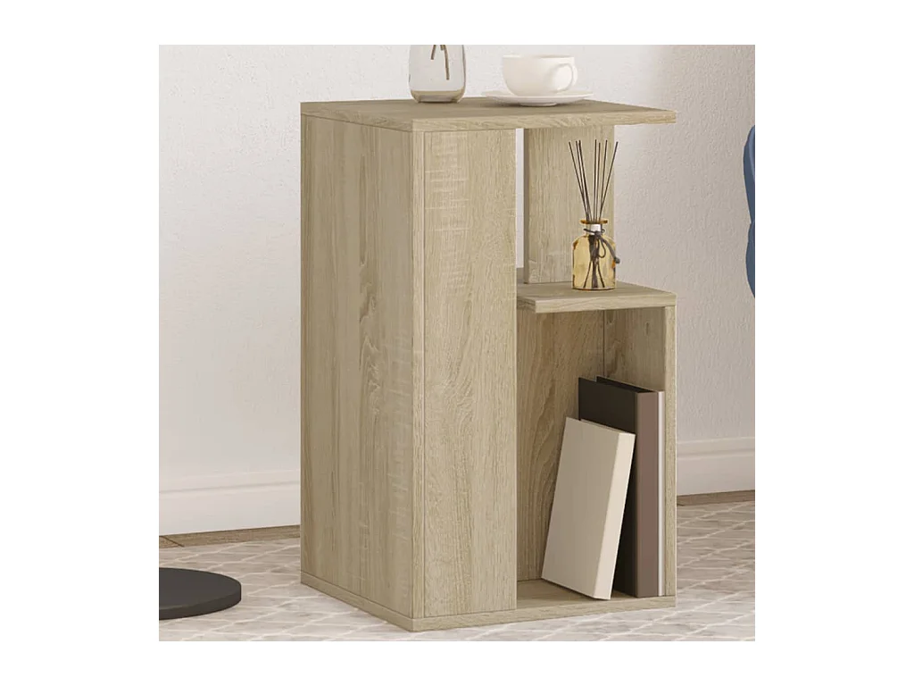 Table d'appoint chêne sonoma 35x35x60 cm bois d'ingénierie