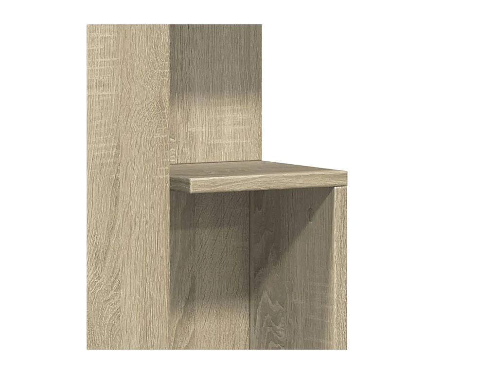Table d'appoint chêne sonoma 35x35x60 cm bois d'ingénierie