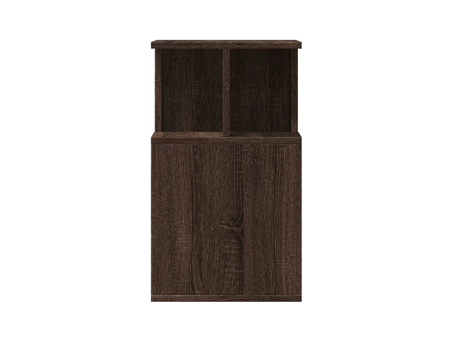 Mesa de apoio 35x35x60cm derivados de madeira carvalho castanho