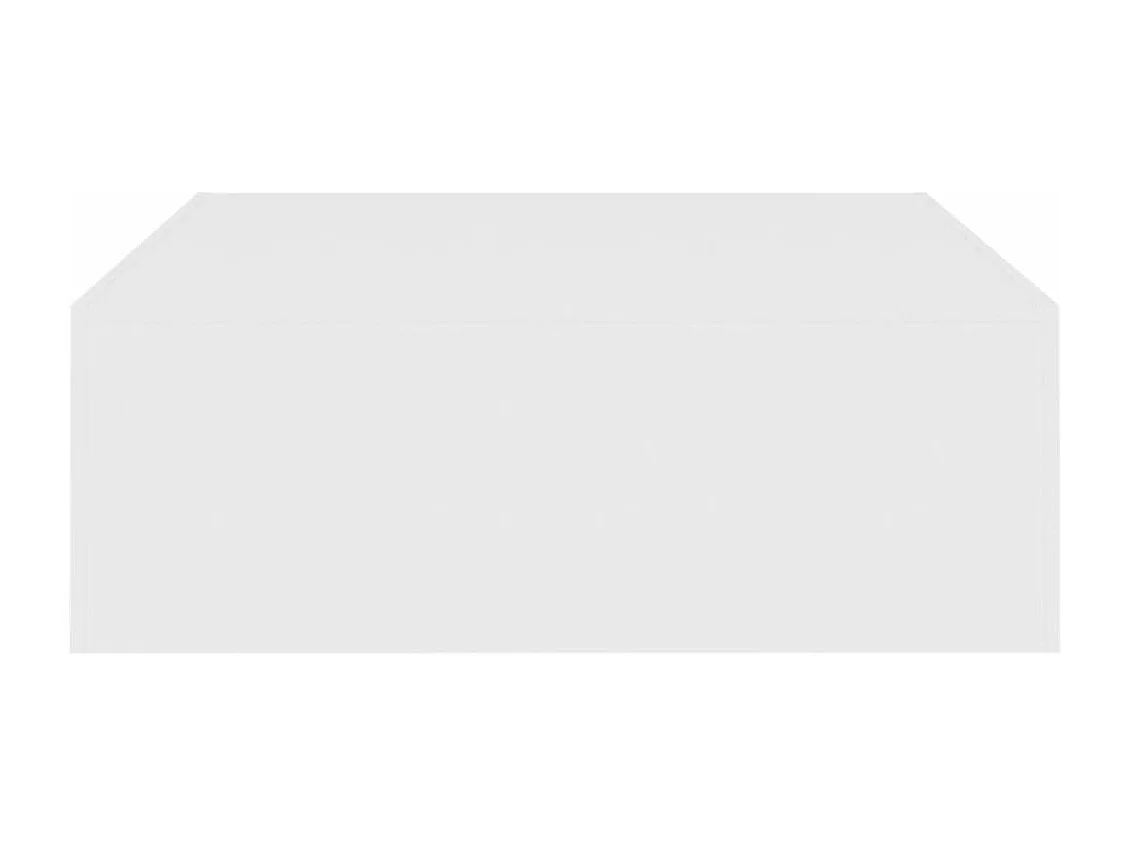 Table basse Blanc 100x100x35 cm Aggloméré