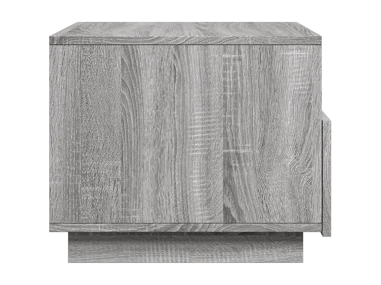 Table basse avec lumières LED sonoma gris 50x49x40 cm