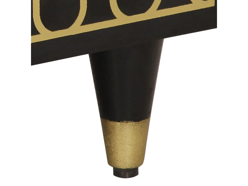 Table basse 80x54x40 cm bois de manguier massif