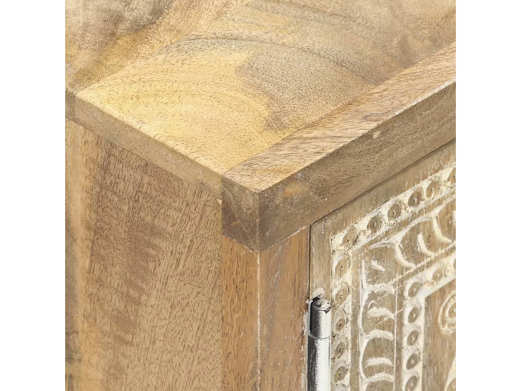 Salontafel 90x50x35 cm massief mangohout